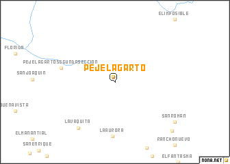 map of Pejelagarto