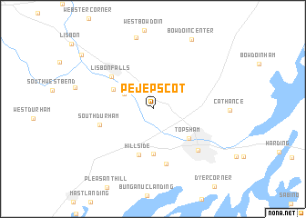 map of Pejepscot