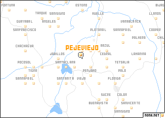 map of Peje Viejo