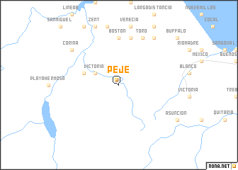 map of Peje