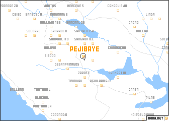 map of Pejibaye