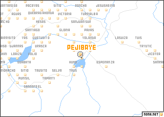 map of Pejibaye