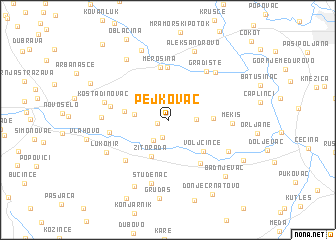 map of Pejkovac