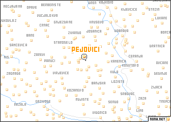 map of Pejovići