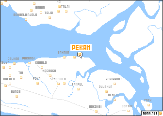 map of Pekam