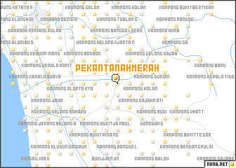 map of Pekan Tanah Merah