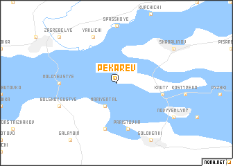 map of Pekarev