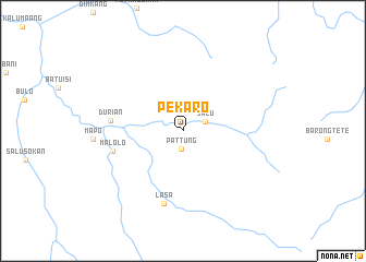 map of Pekaro