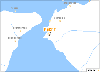 map of Pekat