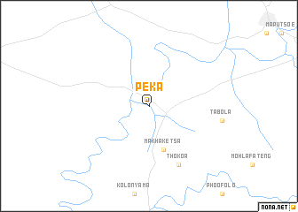 map of Peka