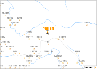 map of Pé Ker