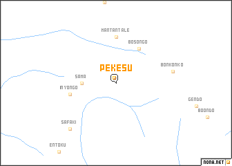 map of Pekesu