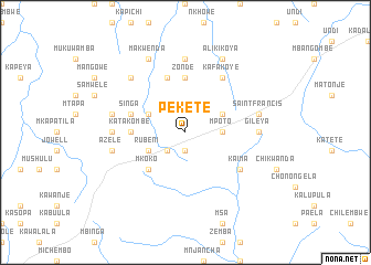 map of Pekete