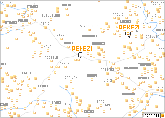 map of Pekezi