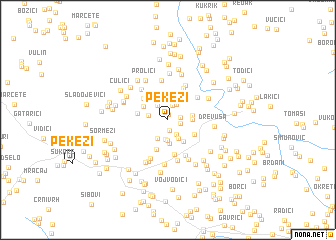 map of Pekezi