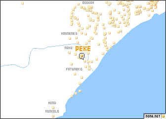 map of Peke