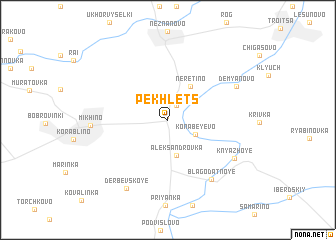 map of Pekhlets