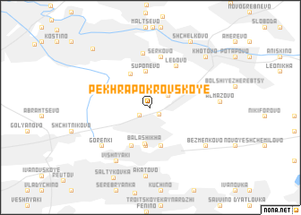 map of Pekhra-Pokrovskoye