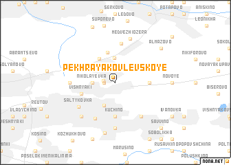 map of Pekhra-Yakovlevskoye