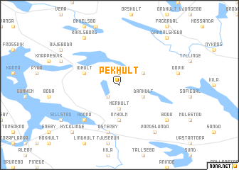 map of Pekhult