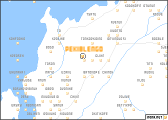 map of Peki Blengo