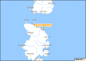 map of Pekinberiu