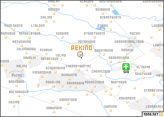 map of Pekino