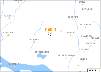 map of Pekín