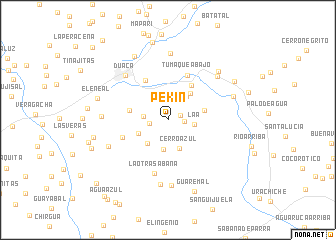 map of Pekín