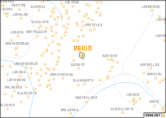 map of Pekín