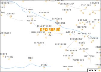 map of Pekishevo