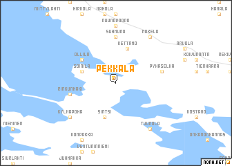 map of Pekkala