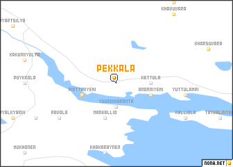 map of Pekkala