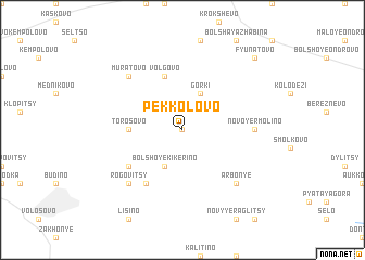 map of Pekkolovo