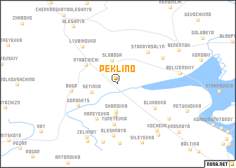 map of Peklino