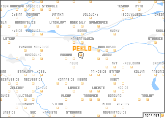 map of Peklo