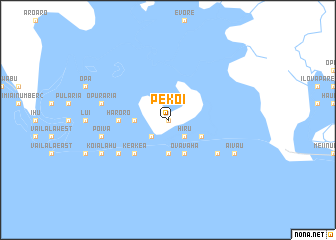 map of Pekoi