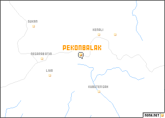 map of Pekonbalak