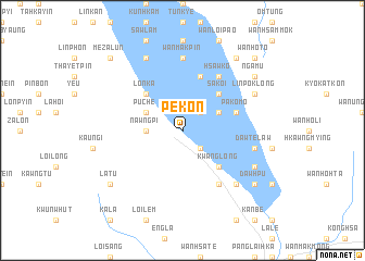 map of Pèkon