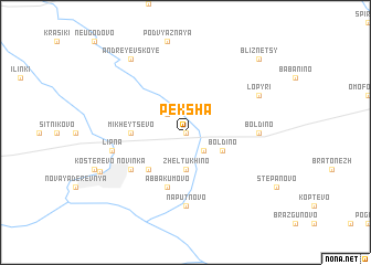 map of Peksha