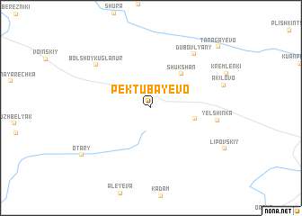 map of Pektubayevo