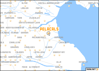 map of Pelacals