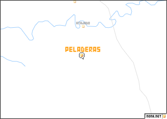 map of Peladeras