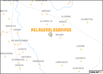 map of Peladero Los Aripos