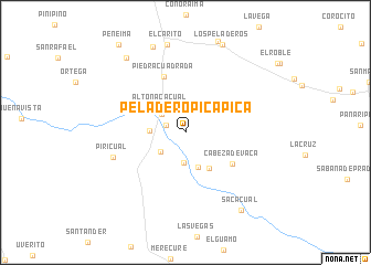 map of Peladero Picapica