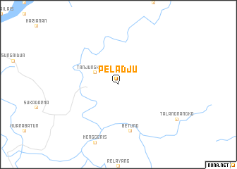 map of Peladju