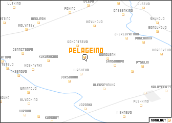 map of Pelageino