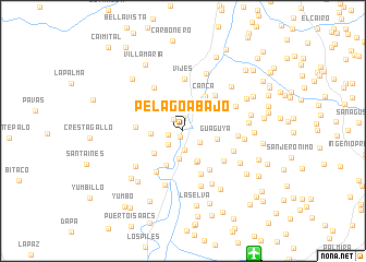 map of Pelago Abajo