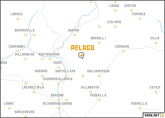 map of Pelago