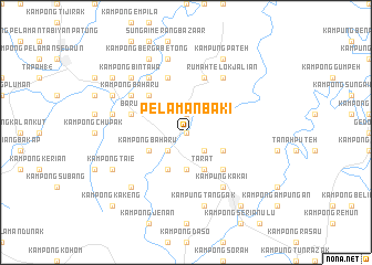 map of Pelaman Baki
